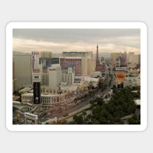 The center of the Las Vegas strip Sticker